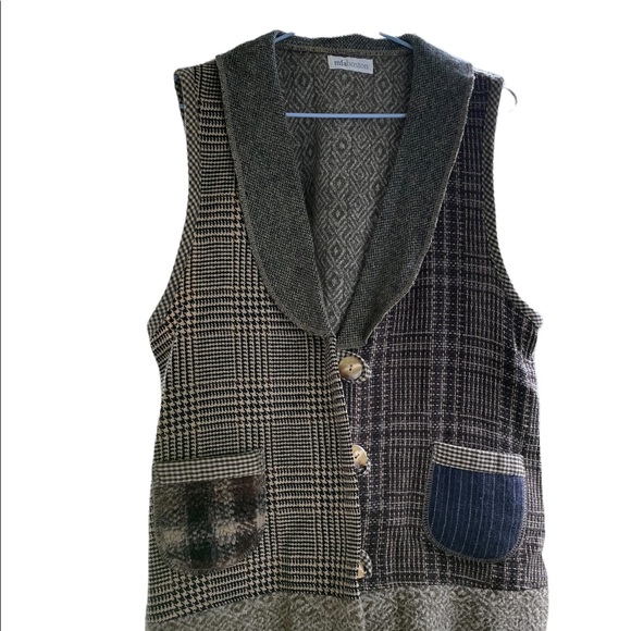 Handmade Mfa Boston repurposed sweater vest - Picture 3 of 13